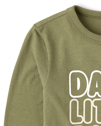 Baby And Toddler Boys Dad's Little Dude Graphic Tee