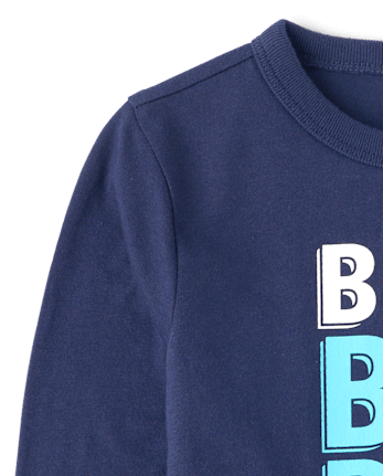 Baby And Toddler Boys Best Big Bro Ever Graphic Tee - THUNDER BLUE