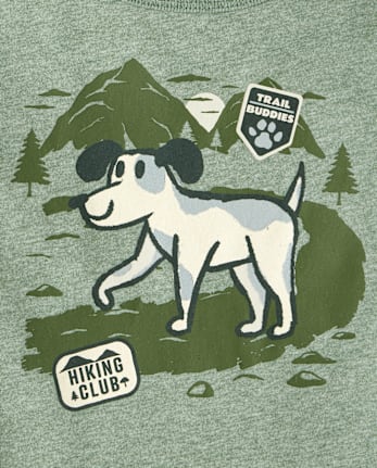 Baby And Toddler Boys Dog Graphic Tee - S/D GARDENCRESS