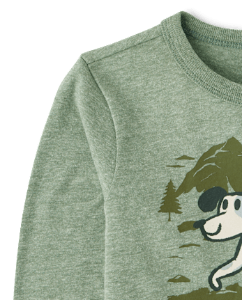 Baby And Toddler Boys Dog Graphic Tee - S/D GARDENCRESS