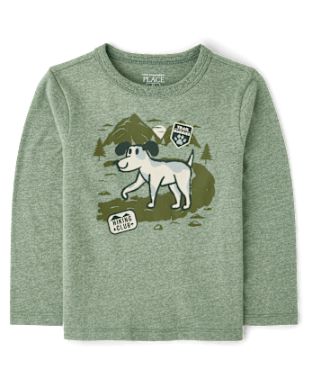 Baby And Toddler Boys Dog Graphic Tee - S/D GARDENCRESS