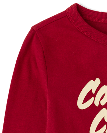 Baby And Toddler Cousin Crew Graphic Tee - RED OCHRE