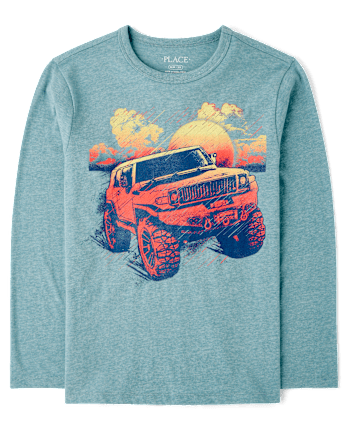 Boys Monster Truck Graphic Tee