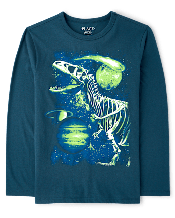 Boys Dino Space Graphic Tee