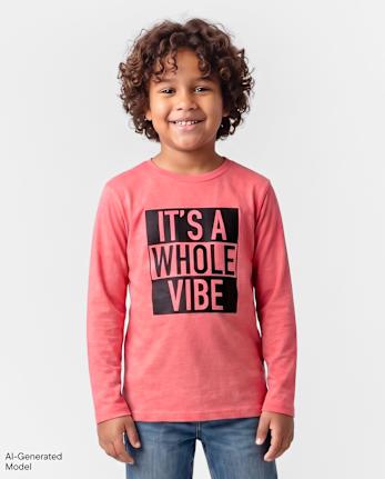 T-shirt graphique Whole Vibe pour garçons - S/D RED GUMBALL