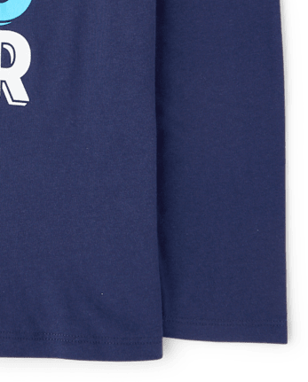 Boys Best Big Bro Ever Graphic Tee - THUNDER BLUE