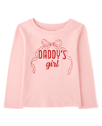 Baby And Toddler Girls Daddy's Girl Graphic Tee