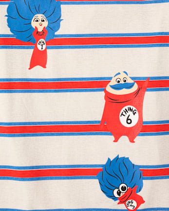 Boys Dr. Seuss Cat In The Hat™ Striped Graphic Tee - HAY STACK