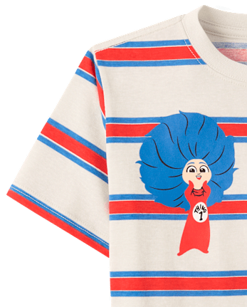 Boys Dr. Seuss Cat In The Hat™ Striped Graphic Tee - HAY STACK