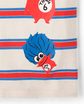 Boys Dr. Seuss Cat In The Hat™ Striped Graphic Tee - HAY STACK