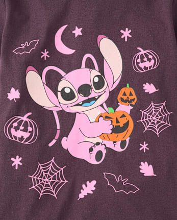 Girls Stitch™ Halloween Angel Graphic Tee
