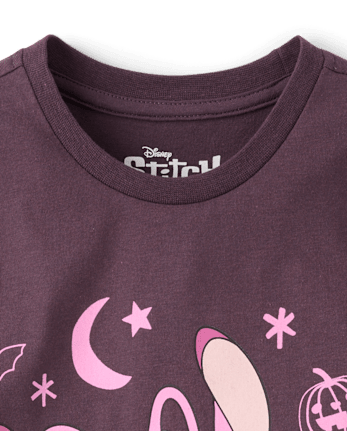 Girls Stitch™ Halloween Angel Graphic Tee