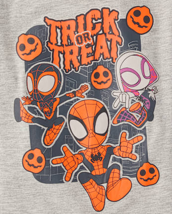 Baby And Toddler Boys Spidey™ And Friends Halloween Graphic Tee