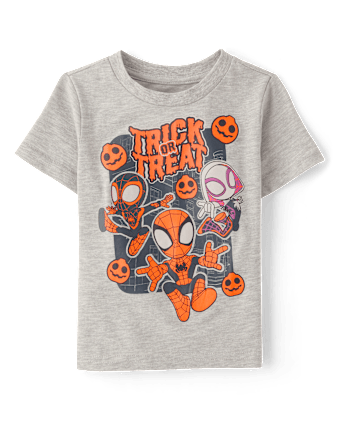 Baby And Toddler Boys Spidey™ And Friends Halloween Graphic Tee