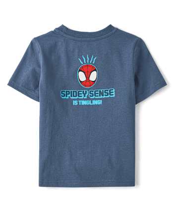 Baby And Toddler Boys Spideyâ¢ Front And Back Graphic Tee