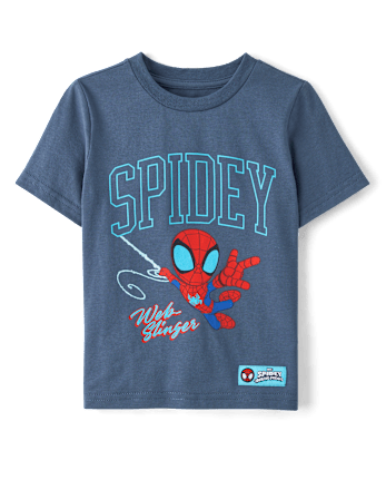 Baby And Toddler Boys Spideyâ¢ Front And Back Graphic Tee