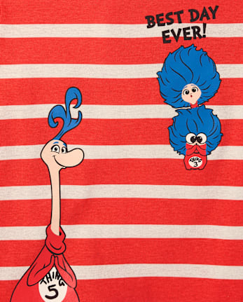 Baby And Toddler Boys Dr. Seuss™ Striped Graphic Tee - MULTI CLR