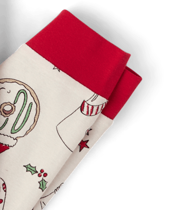 Kids Milk And Cookies Snug Fit Cotton Pajamas