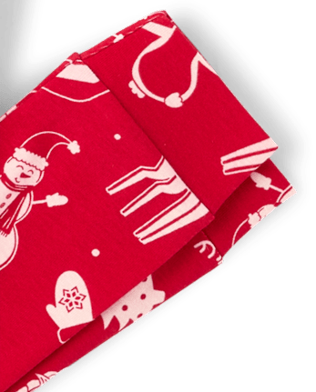 Kids Matching Family Christmas Icon Snug Fit Cotton Pajamas