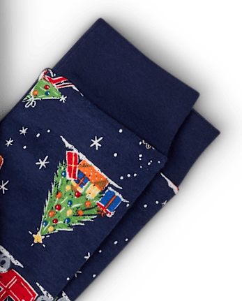 Kids Matching Family Home For The Holidays Snug Fit Cotton Pajamas