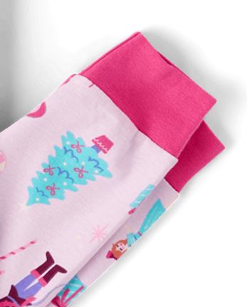 Girls Nutcracker Snug Fit Cotton Pajamas