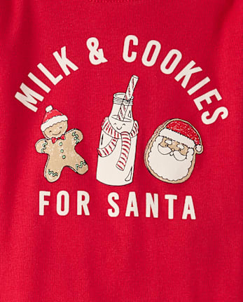 Baby And Toddler Milk And Cookies Snug Fit Cotton Pajamas