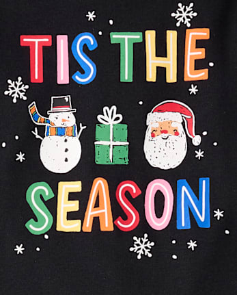 Baby And Toddler Matching Family Glow Tis' The Season Snug Fit Cotton Pajamas