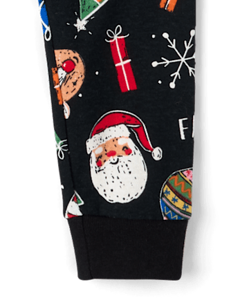 Baby And Toddler Matching Family Glow Tis' The Season Snug Fit Cotton Pajamas
