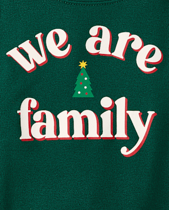 Baby And Toddler Matching Family We Are Family Snug Fit Cotton Pajamas
