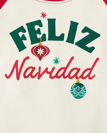 Baby And Toddler Matching Family Feliz Navidad Snug Fit Cotton Pajamas - SPRUCESHAD