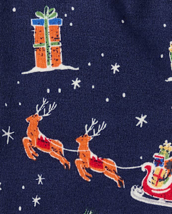 Baby And Toddler Matching Family Home For The Holidays Snug Fit Cotton Pajamas