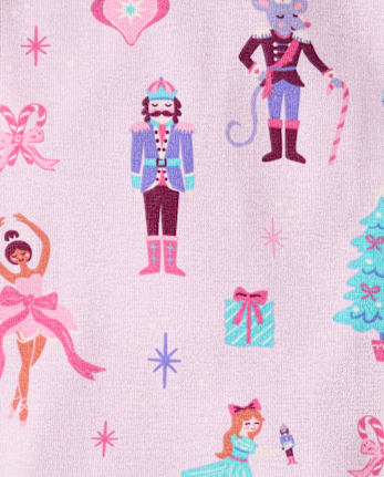 Baby And Toddler Girls Nutcracker Snug Fit Cotton Pajamas