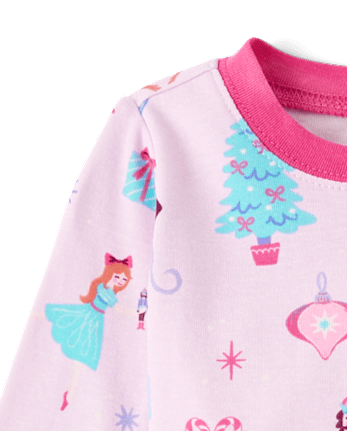 Baby And Toddler Girls Nutcracker Snug Fit Cotton Pajamas