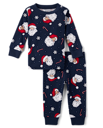 Baby And Toddler Boys Matching Family Santa Snug Fit Cotton Pajamas