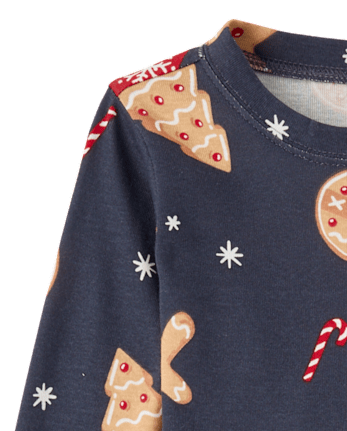 Baby And Toddler Boys Matching Family Gingerbread Snug Fit Cotton Pajamas