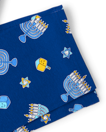 Adult Matching Family Glow Hanukkah Cotton Pajamas