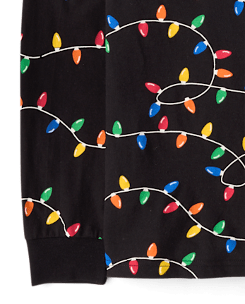 Adult Matching Family Christmas Lights Pajamas