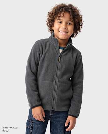 Boys Print Colorblock 3 In 1 Jacket - TENT