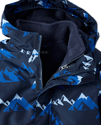 Boys Print Colorblock 3 In 1 Jacket - TIDAL