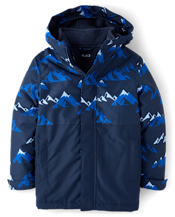 Boys Print Colorblock 3 In 1 Jacket - TIDAL