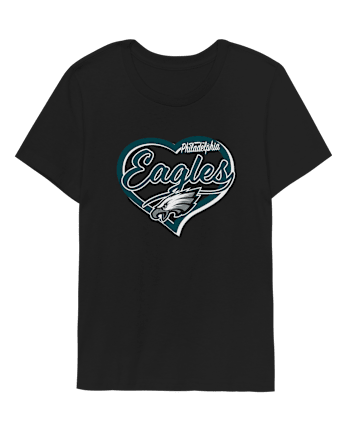 Girls NFL™ Philadelphia Eagles Graphic Tee - BLACK