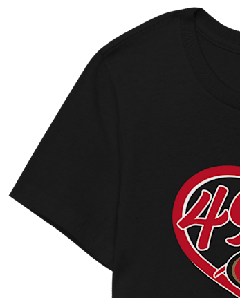 Girls NFL™ San Francisco 49ers Graphic Tee - BLACK