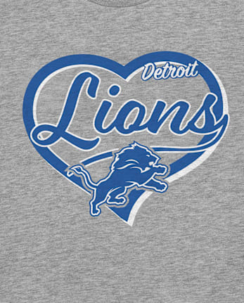 Girls NFL™ Detroit Lions Graphic Tee - S/D GRAY OWL