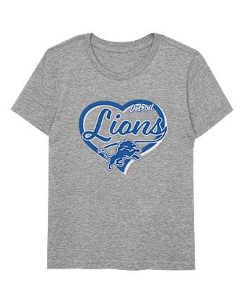 Girls NFL™ Detroit Lions Graphic Tee - S/D GRAY OWL