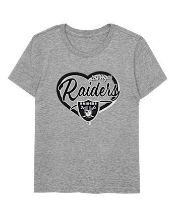 Girls NFL™ Las Vegas Raiders Graphic Tee - S/D GRAY OWL