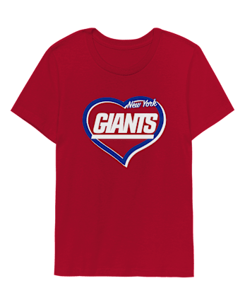 Girls NFL™ New York Giants Graphic Tee - RED OCHRE