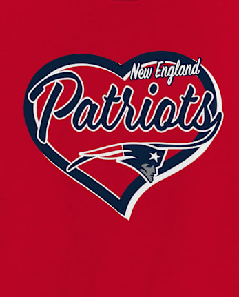 Girls NFL™ New England Patriots Graphic Tee - GALA RED CL