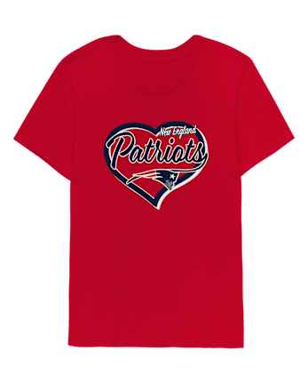 Girls NFL™ New England Patriots Graphic Tee - GALA RED CL
