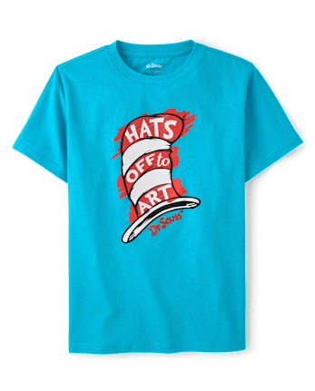 Boys Dr. Seuss Cat In The Hat™ Front And Back Graphic Tee - COASTAL