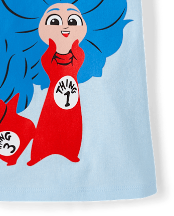 Girls Dr. Seuss Cat In The Hat™ Graphic Tee - BLUE AIR